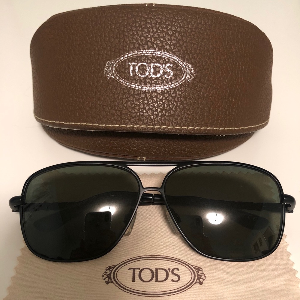 Tod’s TO9802N Matte Black Men’s Sunglasses